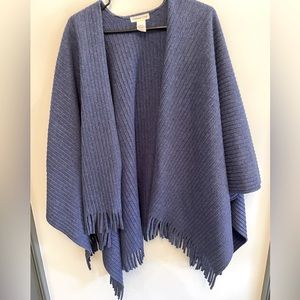 Coldwater Creek Shrug, Blue, One Size